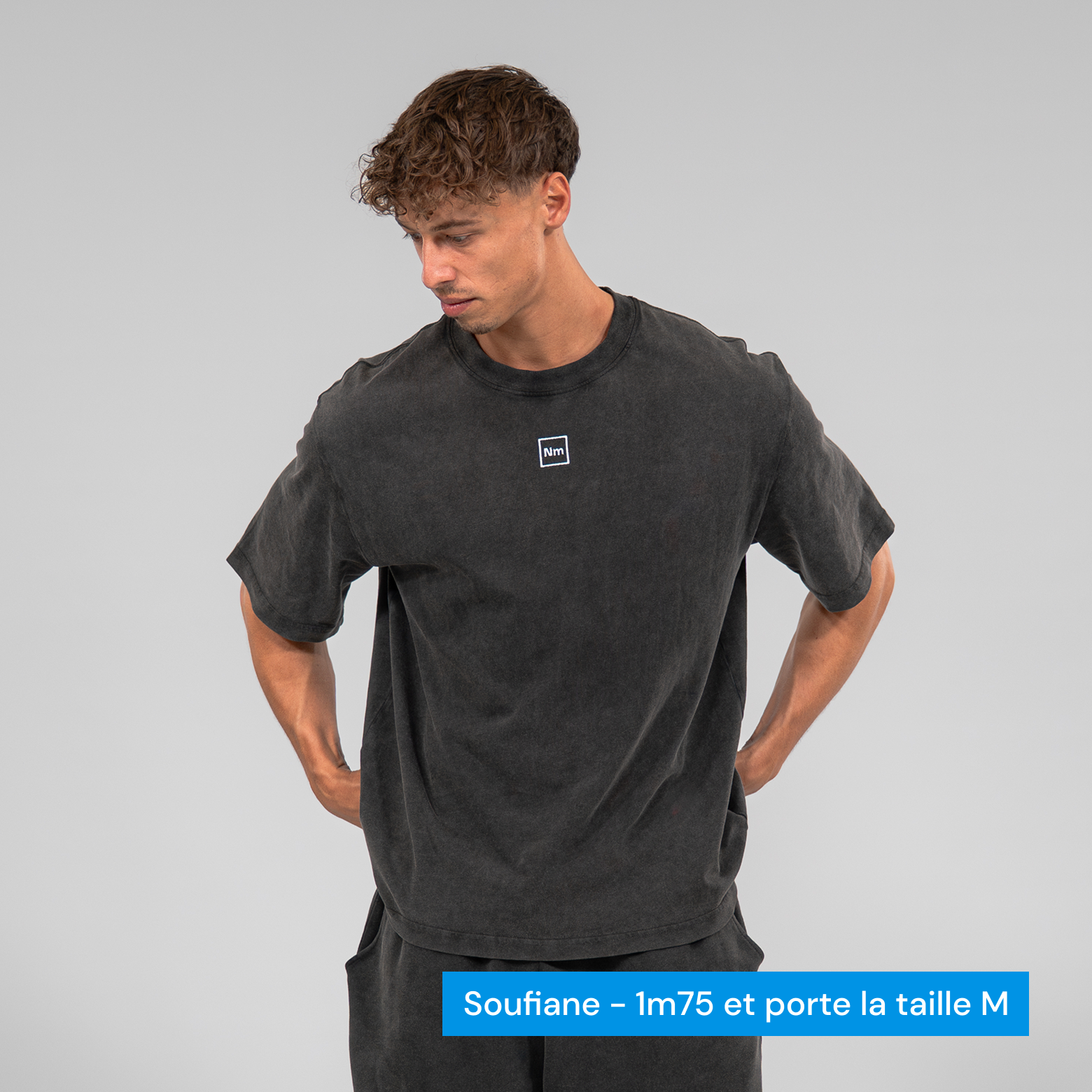 nutrimuscle-reborn-tee-shirt-coton-bio-oversize-taille-m image 3
