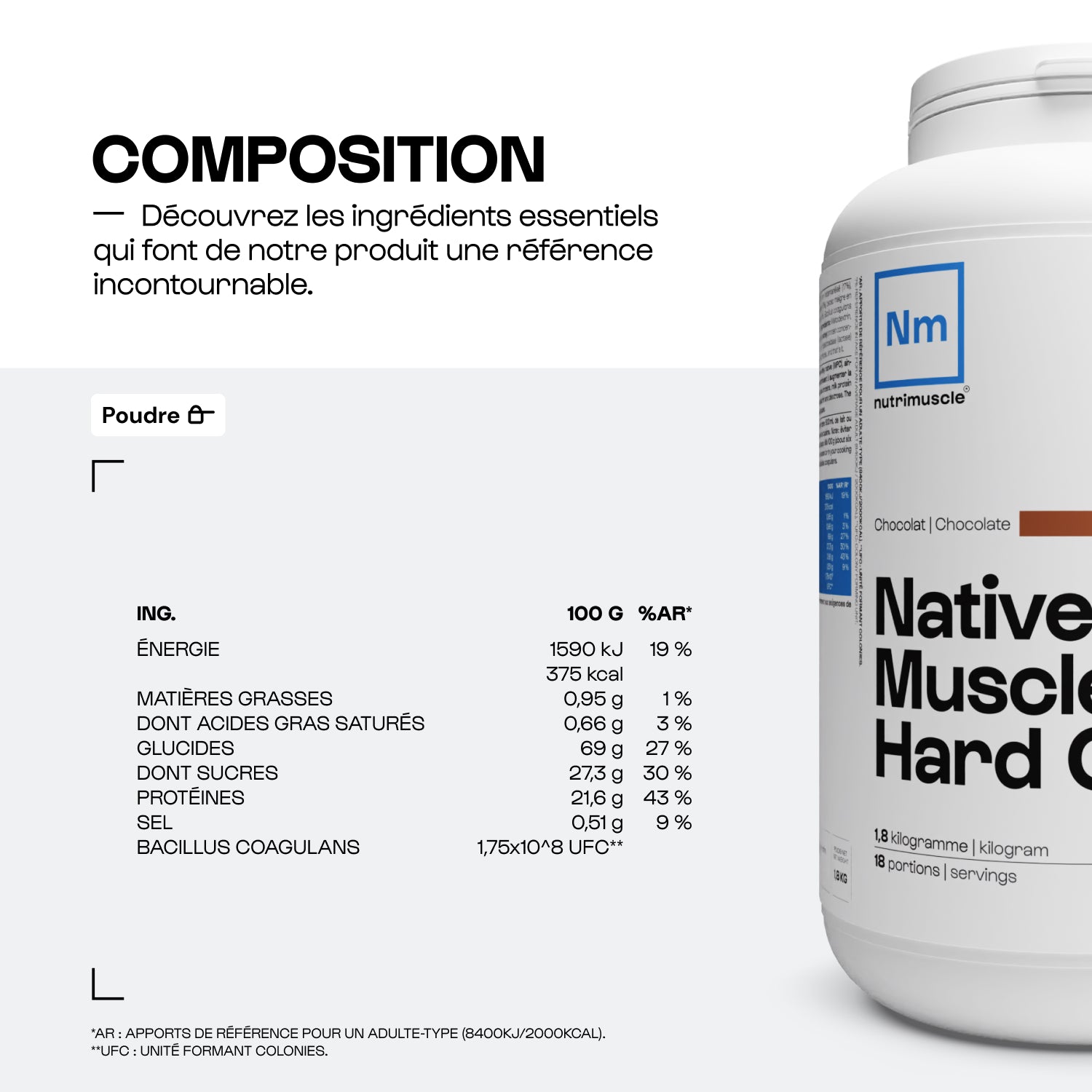 nutrimuscle-max-musclemasse-hard-gainer-chocolat-1-80-kg image 4