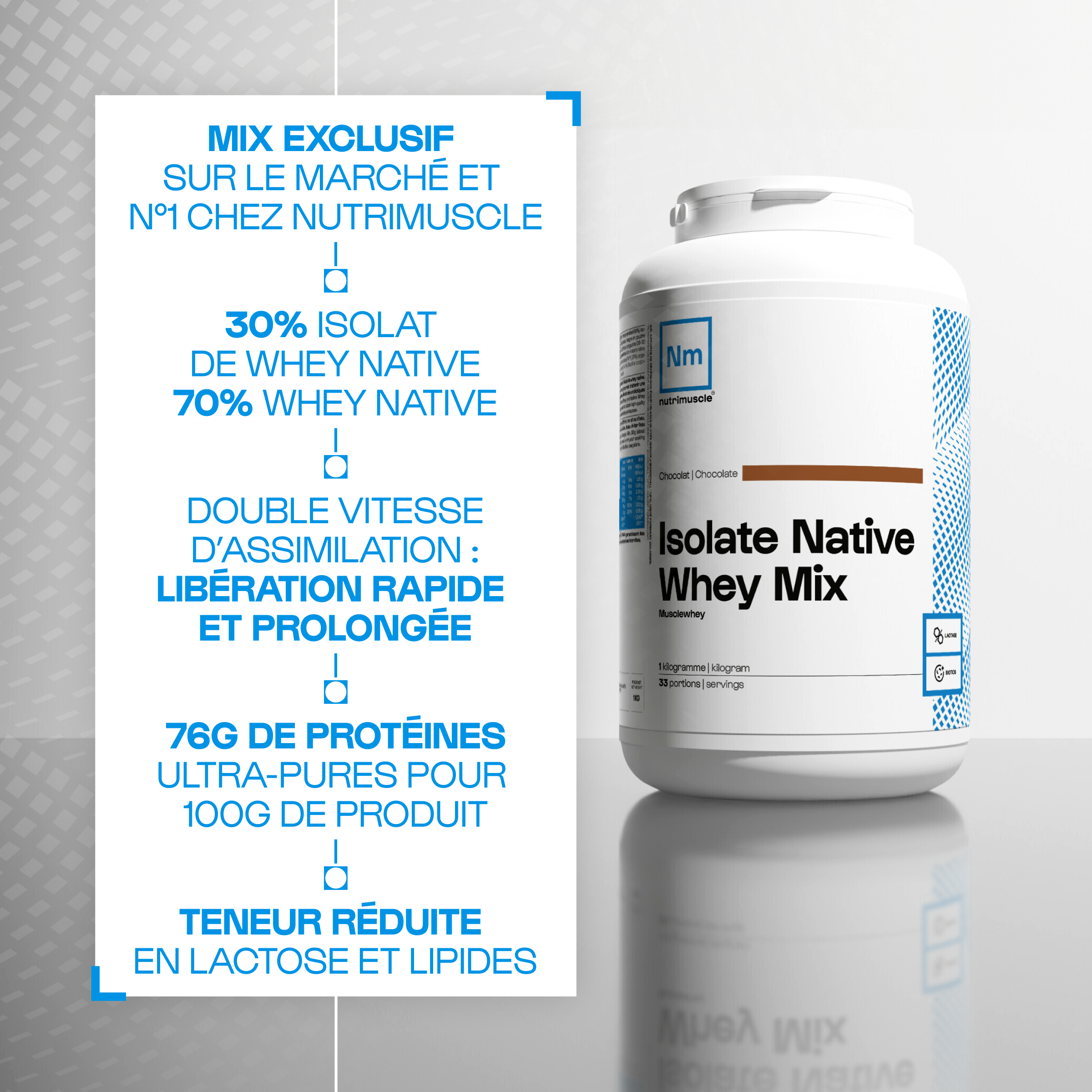 nutrimuscle-max-musclewhey-isolate-whey-1-kg-chocolat image 2