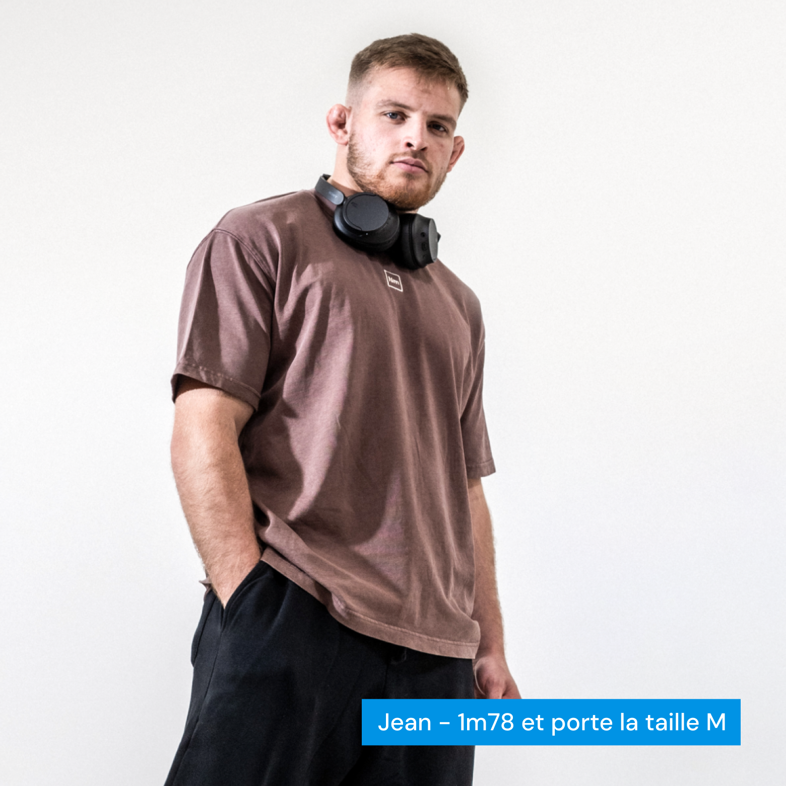 nutrimuscle-reborn-tee-shirt-chocolat-m-coton-bio-oversize image 5