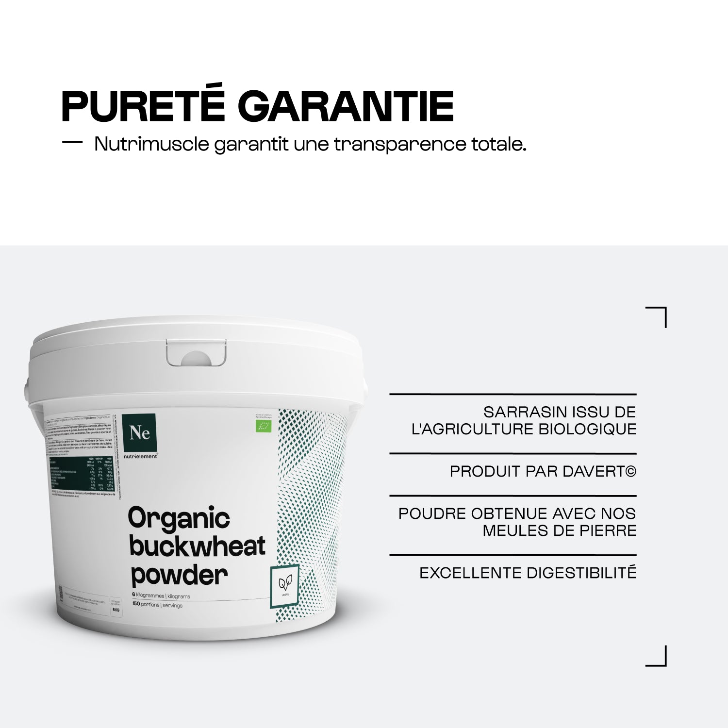 nutrimuscle-bio-flocons-de-sarrasin-bio-poudre-6-kg-glucides image 3