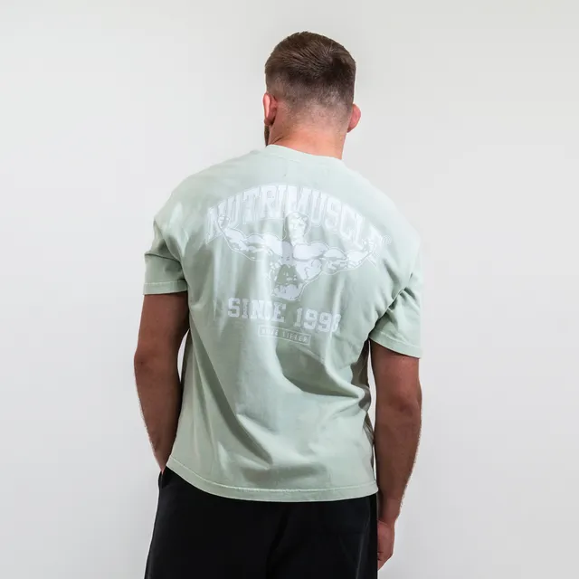 nutrimuscle-reborn-tee-shirt-pistache-m-coton-bio image 1