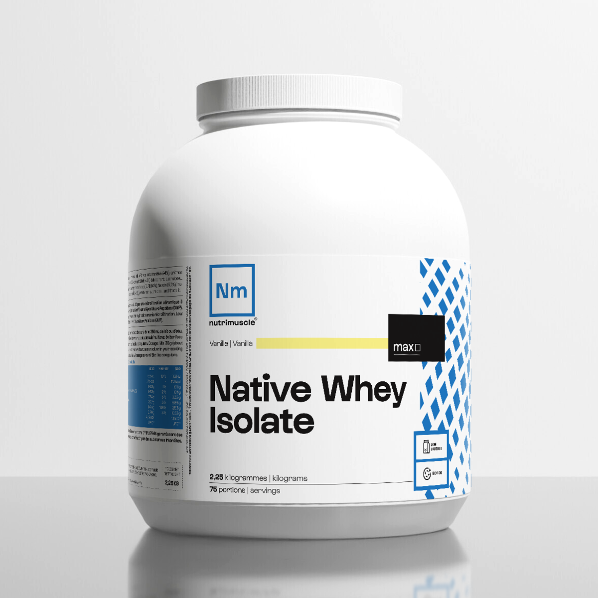 nutrimuscle-max-whey-native-isolate-vanille-2-25-kg image 7