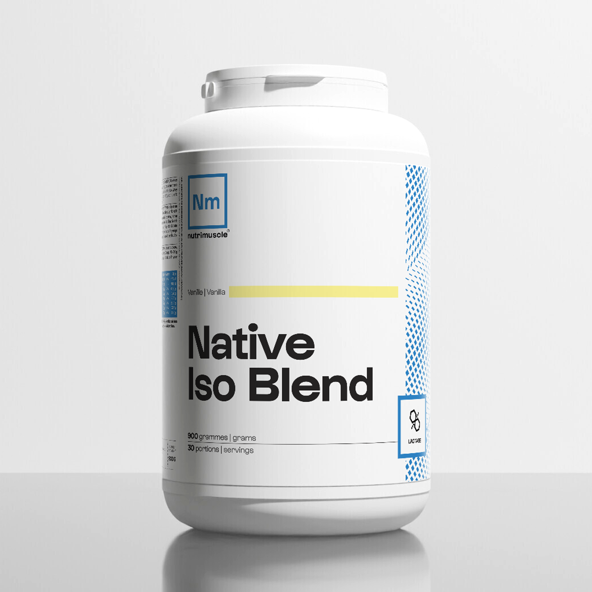 nutrimuscle-max-native-iso-blend-whey-vanille-450-g image 1