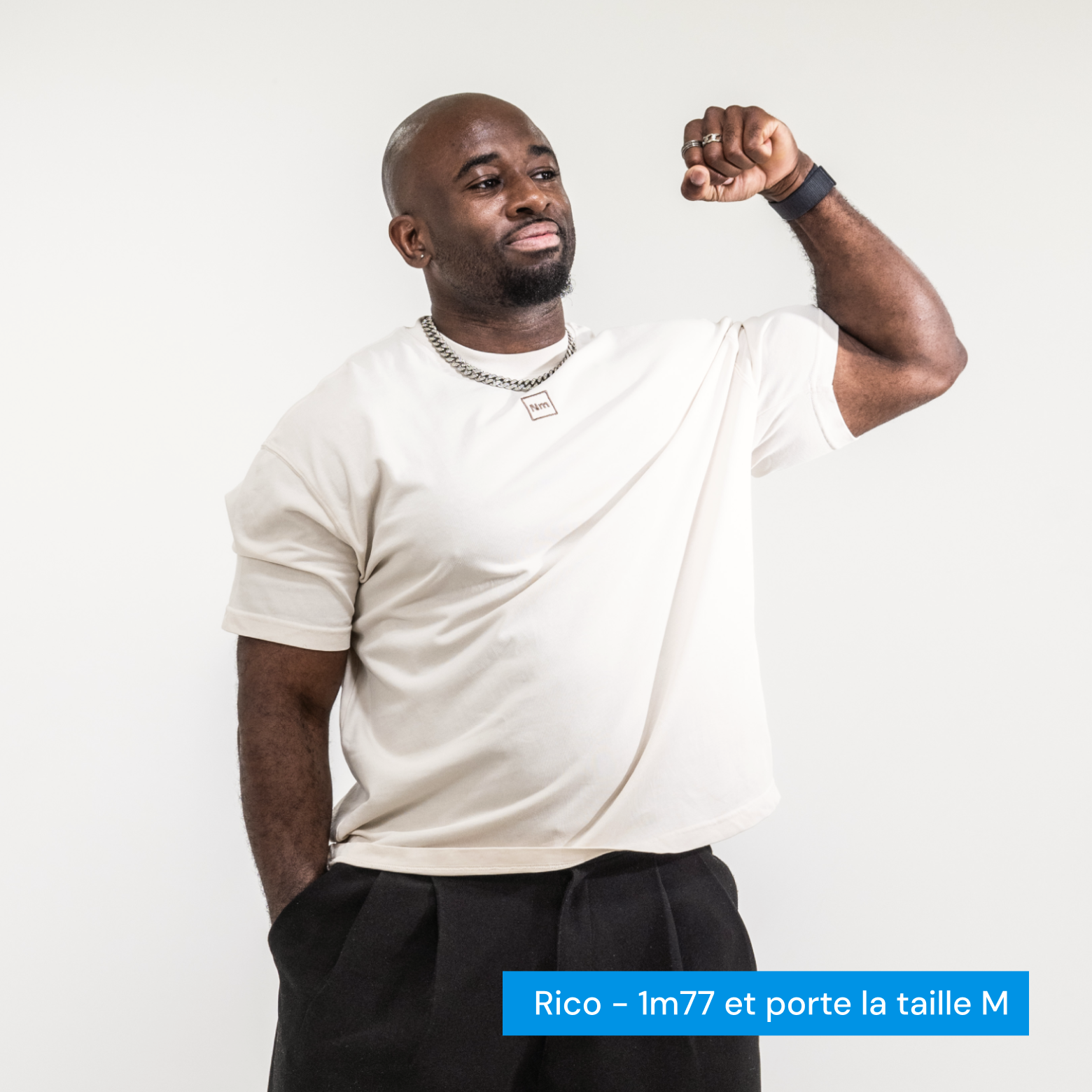 nutrimuscle-reborn-tee-shirt-reborn-vanille-coton-bio image 2