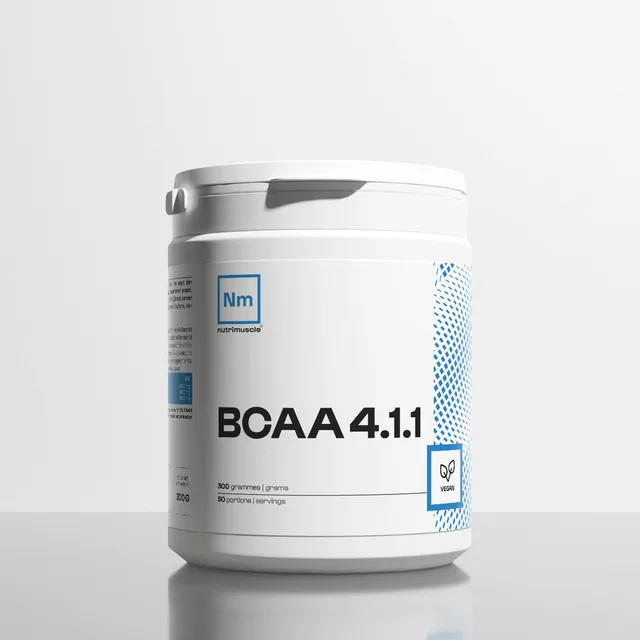 nutrimuscle-max-bcaa-4-1-1-poudre-myrtille-300-g-leucine image 1
