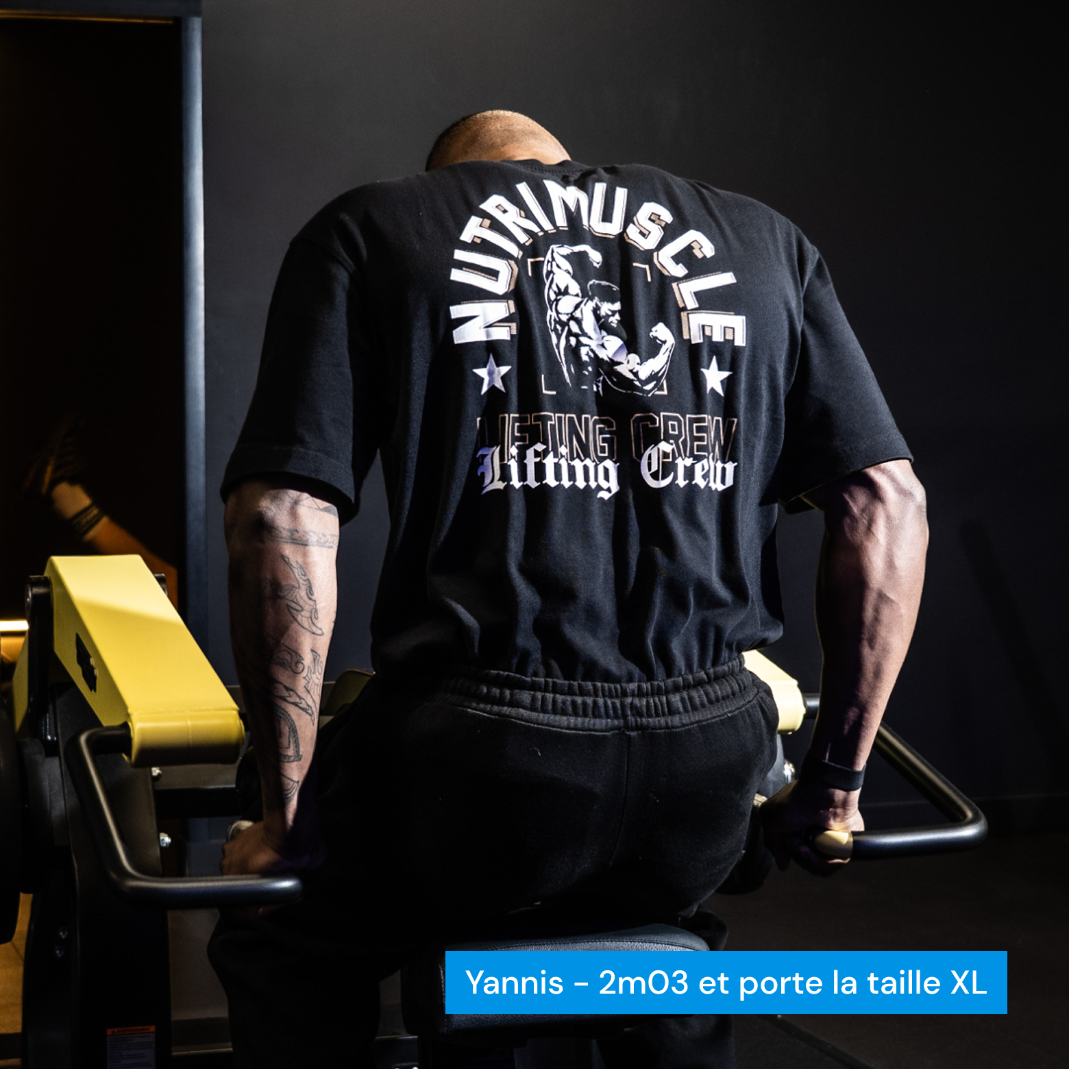 nutrimuscle-origins-tee-shirt-origins-coton-oversize image 2
