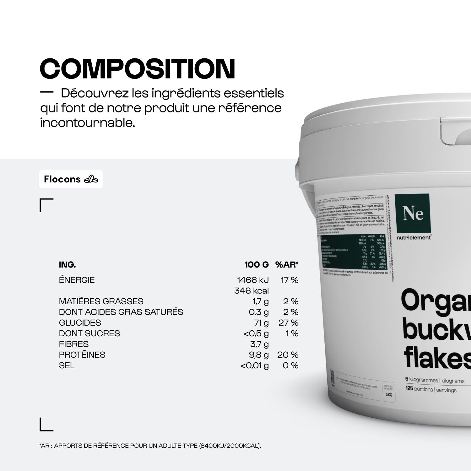 nutrimuscle-bio-naturelle-flocons-de-sarrasin-bio-25-kg-glucides image 4
