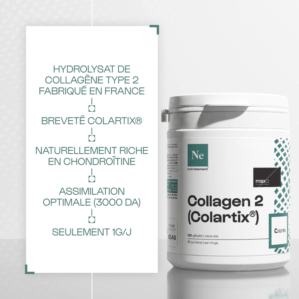 nutrimuscle-max-collag-ne-2-colartix-poudre-60-g-cartilage image 2