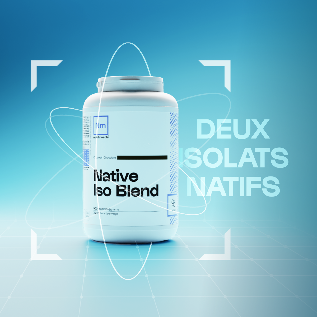 nutrimuscle-max-native-iso-blend-whey-vanille-450-g image 2