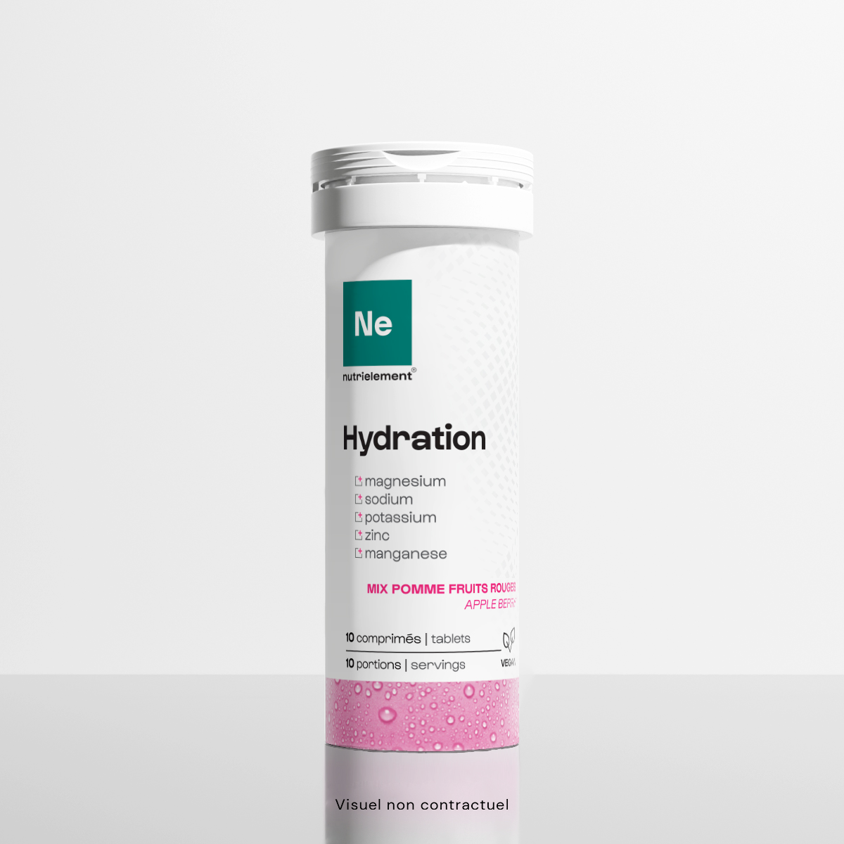 nutrimuscle-max-electrolytes-pomme-fruits-rouges-10-comprim-s image 1
