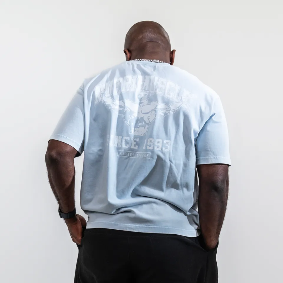 nutrimuscle-reborn-tee-shirt-myrtille-coton-bio-oversize image 1