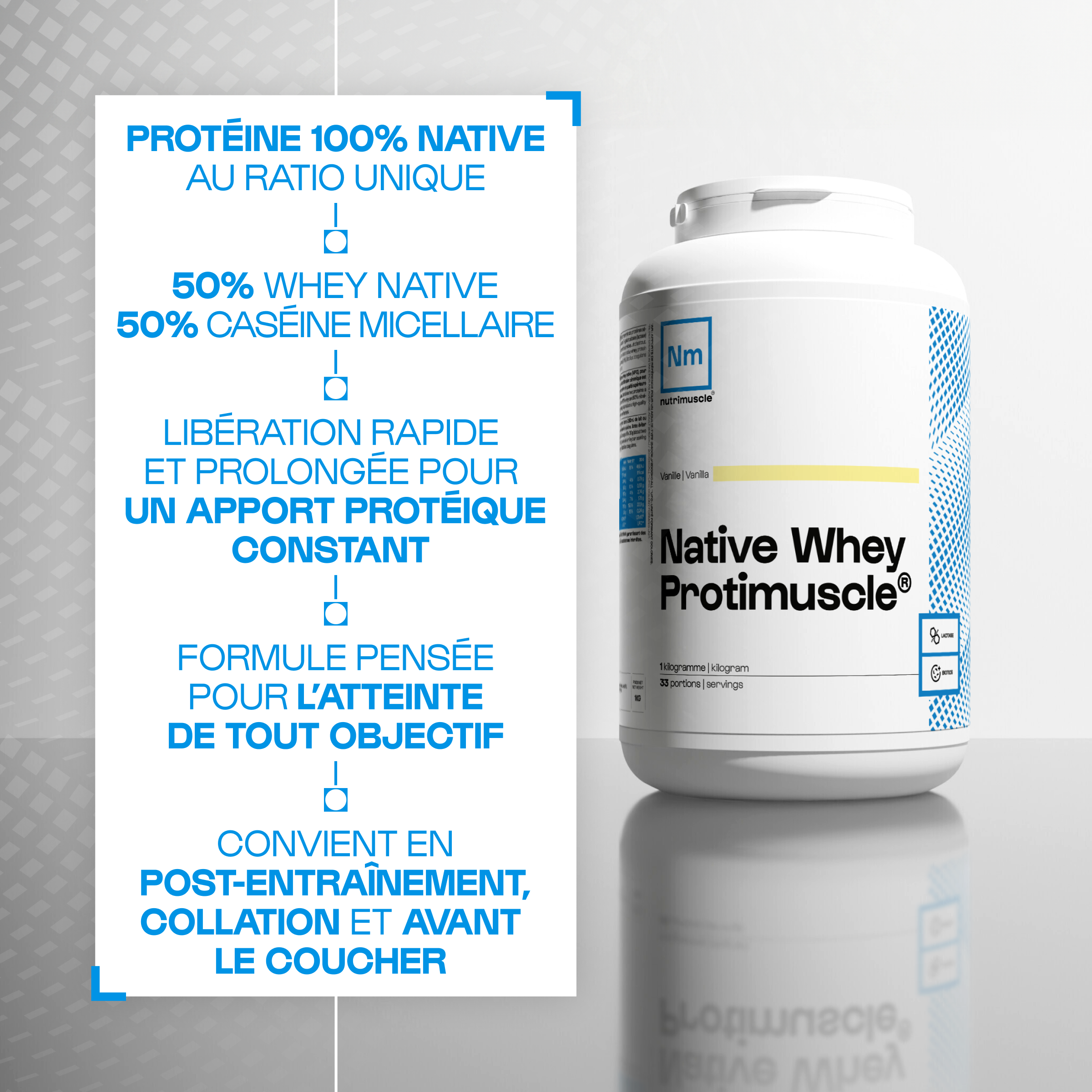 nutrimuscle-max-whey-native-protimuscle-prot-ine-chocolat-30-g image 2