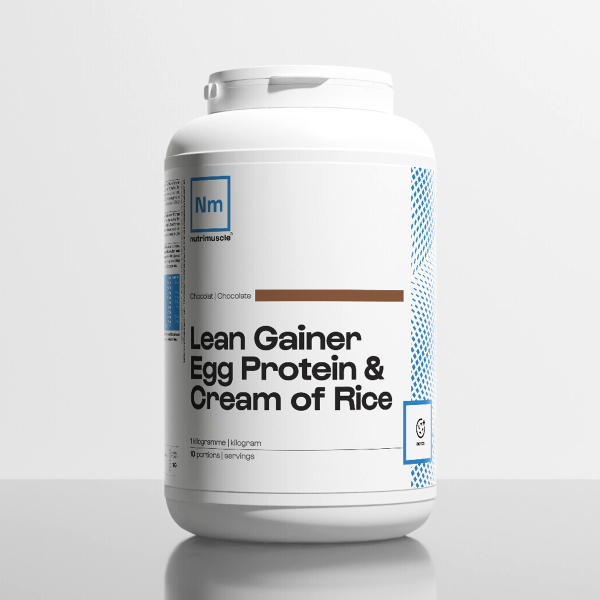 nutrimuscle-max-lean-gainer-egg-cr-me-de-riz-vanille-1-kg image 1