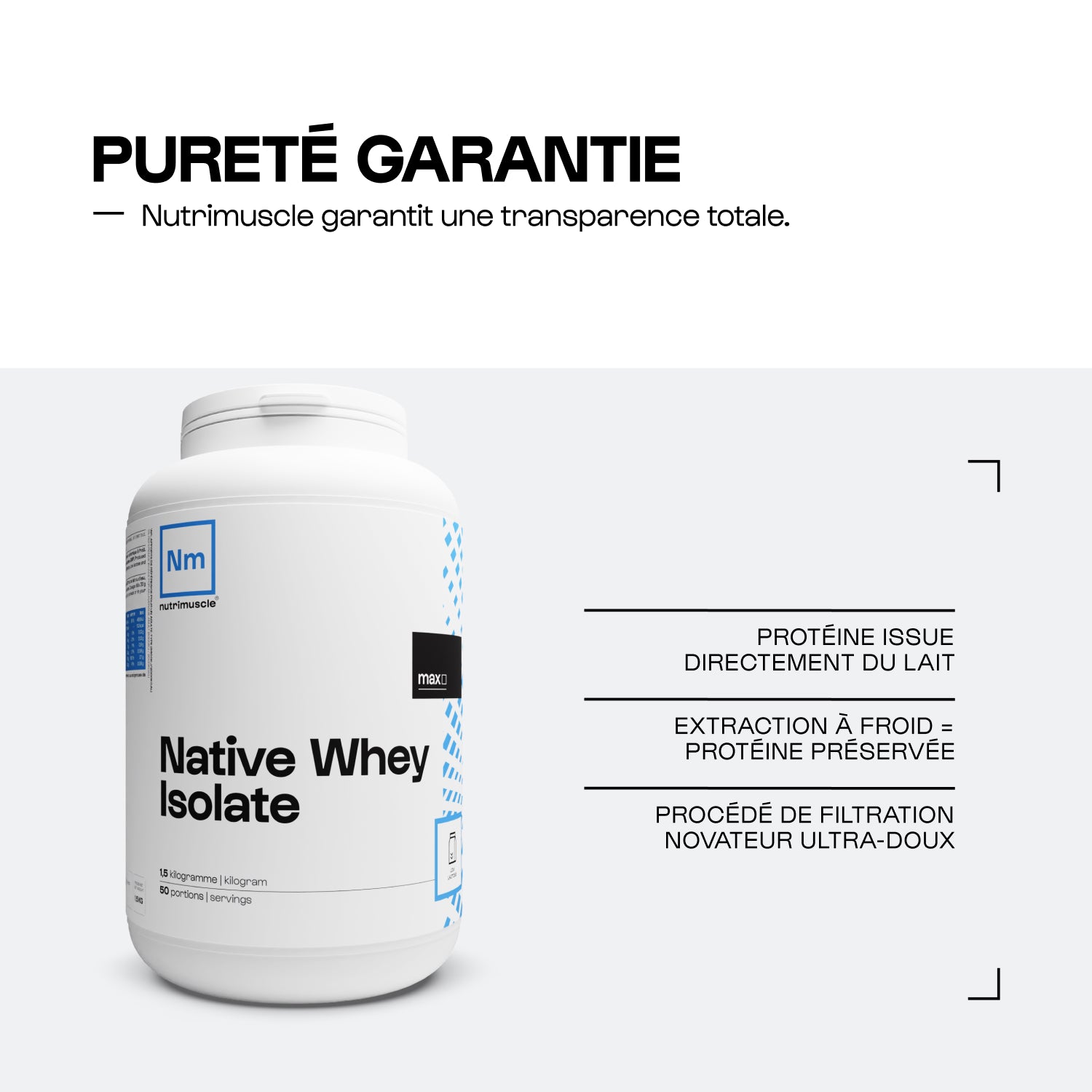 nutrimuscle-max-whey-native-isolate-vanille-2-25-kg image 3