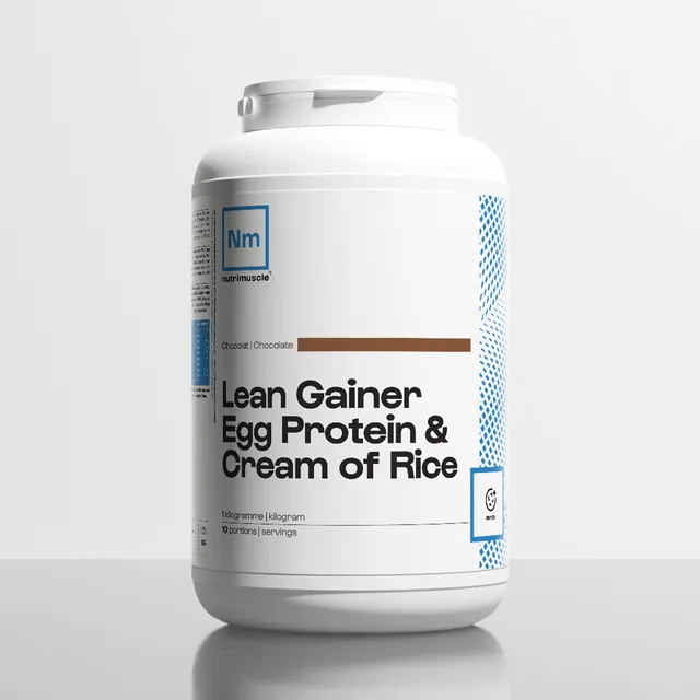 nutrimuscle-max-lean-gainer-egg-cr-me-de-riz-vanille-1-kg image 1