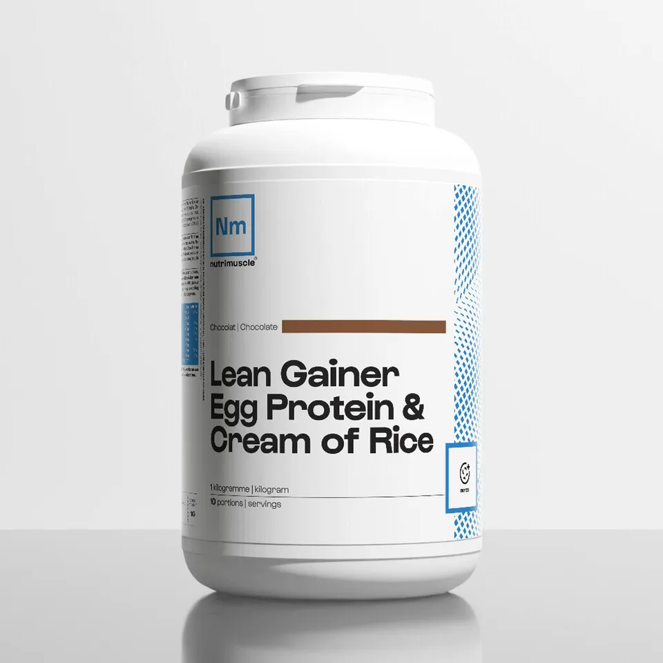nutrimuscle-max-lean-gainer-egg-cr-me-de-riz-vanille-1-kg image 1